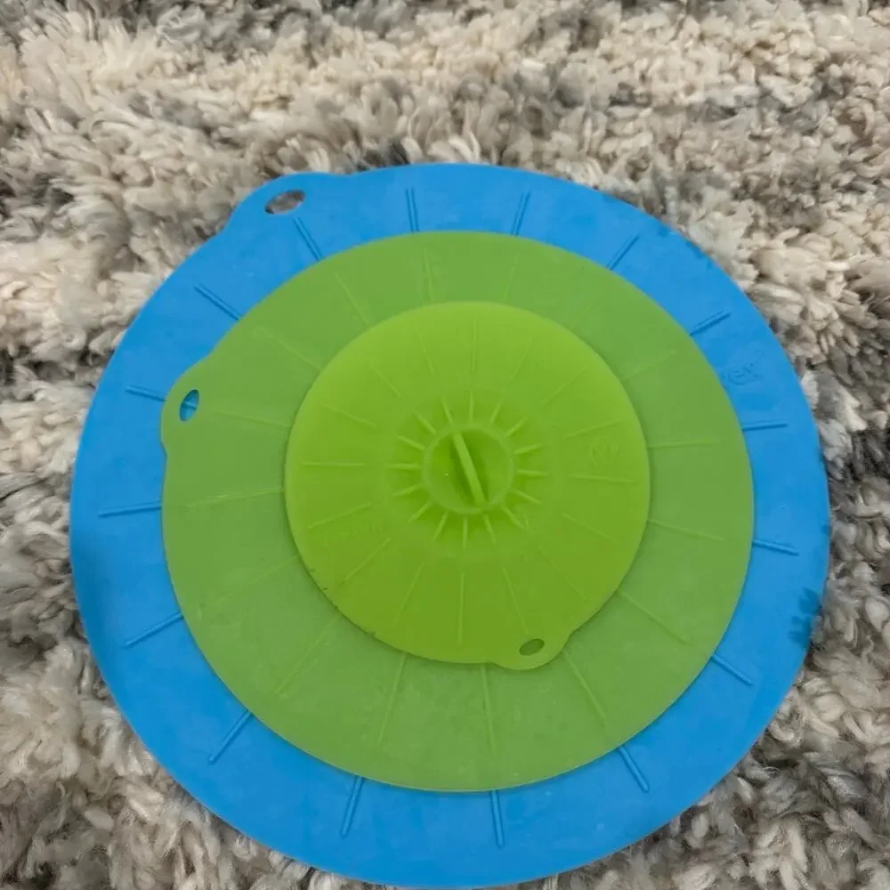 Norwex silicone lid covers